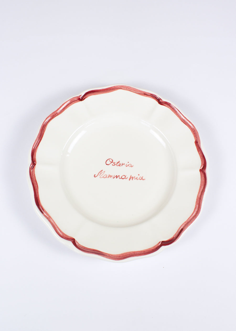 "Osteria Mamma Mia" Fil Rouge Plate