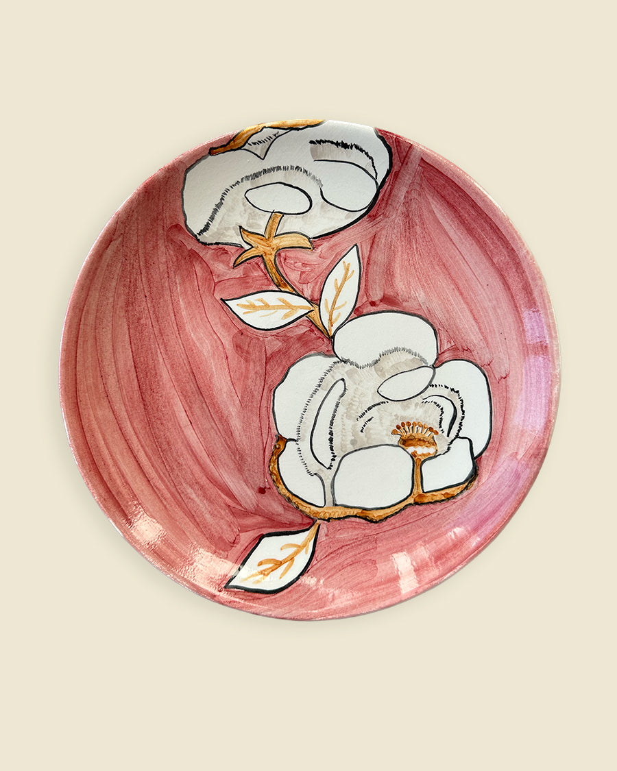 Set of 2 Valentino Floral Plates