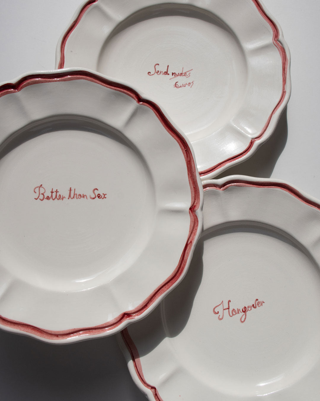 Fil Rouge - Set of 6 Plates